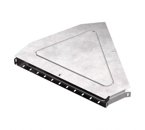 Угол горизонтальный 45 градусов с крышкой Стандарт 600х50   PR16.0619  Промрукав