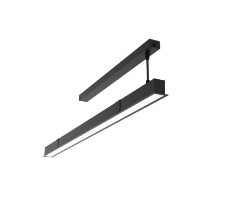 Светильник светодиодный  Angusta Intus  встраиваемый 11Вт 4000К  IP40 RAL9005  V1-R0-9X238-10000-4001140  VARTON