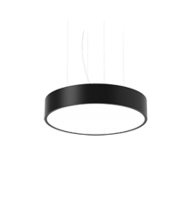 Cветильник светодиодный COSMO подвесной 32 Вт 600*115мм 3000К с рас. опал RAL9005 черный муар  V1-R0-90502-30000-2003230  VARTON