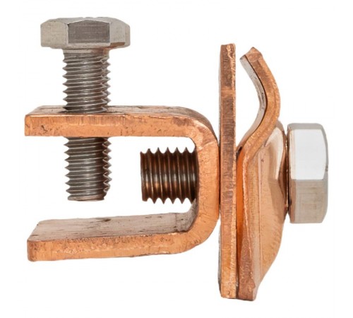 Держатель фальцевый, скручиваемый 3мм, Cu EKF PROxima   lp-33396-cu   EKF