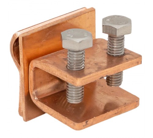 Держатель фальцевый, скручиваемый 3мм, Cu EKF PROxima   lp-33396-cu   EKF