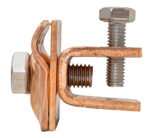 Держатель фальцевый, скручиваемый 3мм, Cu EKF PROxima   lp-33396-cu   EKF