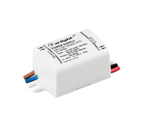 Блок питания ARJ-SP-20350-PFC (7W, 12-20V, 350mA) (Arlight, IP44 Пластик, 5 лет)  037439  Arlight