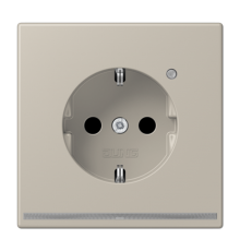 SCHUKO-розетка с LED подсветкой ES1520-OLNW Jung