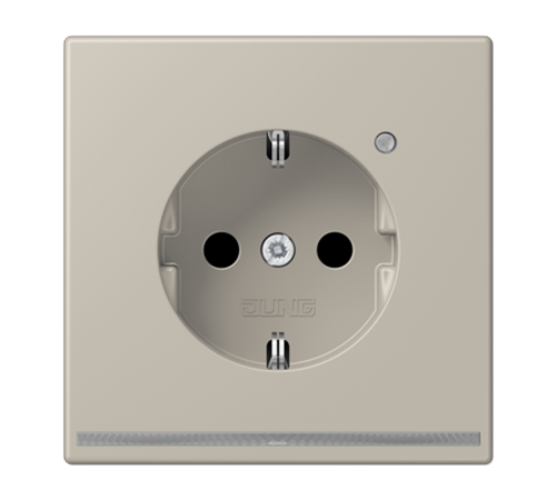 SCHUKO-розетка с LED подсветкой ES1520-OLNW Jung
