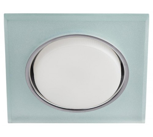 Cветильник встраиваемый со светодиодной подсветкой DK LD50 FR GX53 белый матовый  Б0057470  ЭРА