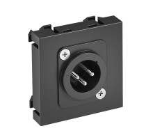 Мультимедийная рамка XLR Modul45 (черный) (MTG-X3M L SWGR1)  6105225  OBO Bettermann