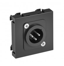 Мультимедийная рамка XLR Modul45 (черный) (MTG-X3M L SWGR1)  6105225  OBO Bettermann