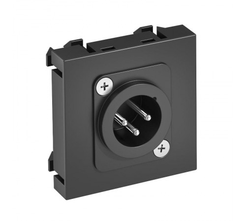 Мультимедийная рамка XLR Modul45 (черный) (MTG-X3M L SWGR1)  6105225  OBO Bettermann