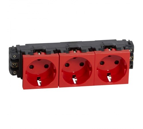 Розетка Mosaic 6М нем.стд.с ключ.  077623  Legrand