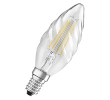 Лампа филаментная светодиодная PARATHOM BW 470лм 4Вт 2700К E14 колба BW 300° прозр стекло 220-240В  4058075590236  OSRAM