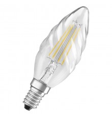 Лампа филаментная светодиодная PARATHOM BW 470лм 4Вт 2700К E14 колба BW 300° прозр стекло 220-240В  4058075590236  OSRAM