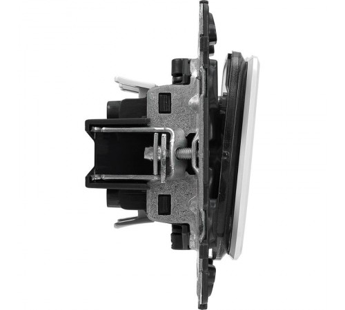 Valena ALLURE DIY Белый Переключатель 2-клавишный с подсветкой 10А 250В  752709  Legrand