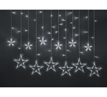 Гирлянда NGF 93 680 NGF-D025-03 (бахрома звезды CW 138 2.5*0.6м IP20 TR)  93680  Navigator