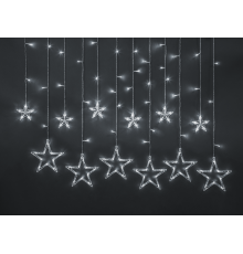 Гирлянда NGF 93 680 NGF-D025-03 (бахрома звезды CW 138 2.5*0.6м IP20 TR)  93680  Navigator