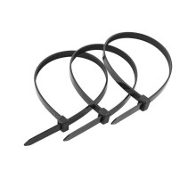 Хомут - стяжка 3,0х150 черный (нейлон) (100шт) - пакет накл.  111509  Tech-KREP