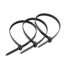 Хомут - стяжка 3,0х150 черный (нейлон) (100шт) - пакет накл.  111509  Tech-KREP