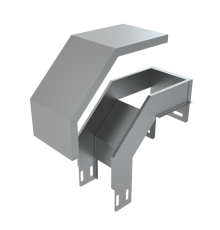 Ответвитель-крышка Т-образный вертикальный вниз 50х100х100 мм  OKTD50-100-100  КМ-профиль