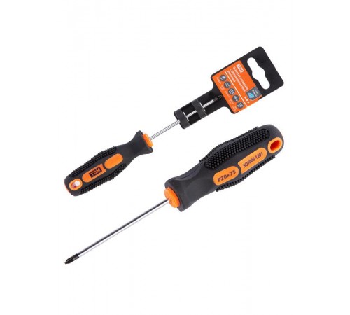 Отвертка позидрайв двухкомпонентная, CR-V тип PZ0x75, серия "Алмаз"  SQ1006-1201  TDM