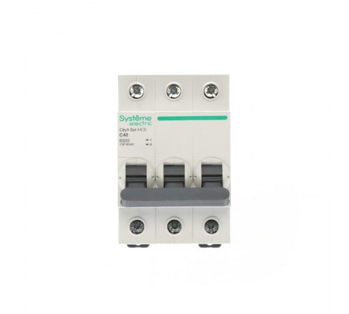 Выключатель автоматический трёхполюсный 40A C 6kA City9  C9F36340 Systeme Electric