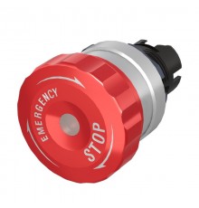 Кнопка аварийная грибовидная поворотная д.40, алюминий  M22E-MLLRA  DKC