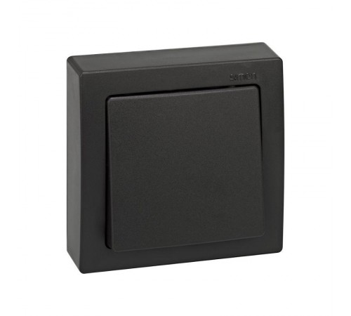 Simon 73 Клавиша для выключателя одноклавишного, S73 Loft, графит  73010-62  Simon