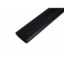 Термоусадочная трубка клеевая 95,0/25,0 мм, (3-4:1) черная, упаковка 2 шт. по 1 м  26-0095  REXANT