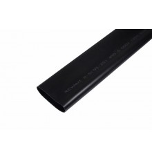 Термоусадочная трубка клеевая 95,0/25,0 мм, (3-4:1) черная, упаковка 2 шт. по 1 м  26-0095  REXANT