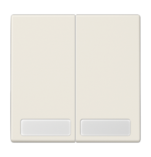 Клавиши для сдвоенной кнопки BCU;  поле для надписи  LS995NA  Jung