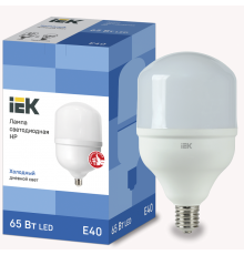 Лампа светодиодная промышленная HP 65Вт 230В 6500К E40  LLE-HP-65-230-65-E40  IEK