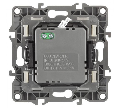 Устройство зарядное USB 12-4110-14  , 5В-2100мА,  медь  Б0027499  ЭРА