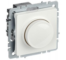 BRITE Светорегулятор поворотно-нажимной 600Вт СС10-1-0-БрБ белый   BR-D20-0600-K01  IEK