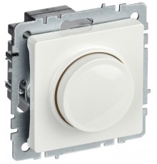 BRITE Светорегулятор поворотно-нажимной 600Вт СС10-1-0-БрБ белый   BR-D20-0600-K01  IEK