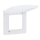 Inspiria Белый Рамка с защитной крышкой IP44  673920  Legrand