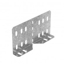 Соединитель универсальный модернизированный изменяемый для лотка высотой 100 мм, толщ. 1,0 мм, Сендзимир цинк, 032715  СЛУМИ-100-1,0-СЦ   Ostec