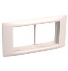 Рамка и суппорт для кабель-каналов Праймер на 4 модуля, 60 мм, для 80х40, 150х60  CKK-40D-RSU4-060-K01  IEK