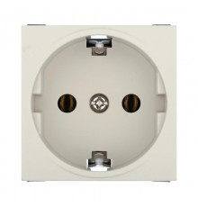 Розетка с з/к, без шторок (бежевый) LK45  851301  Ecoplast