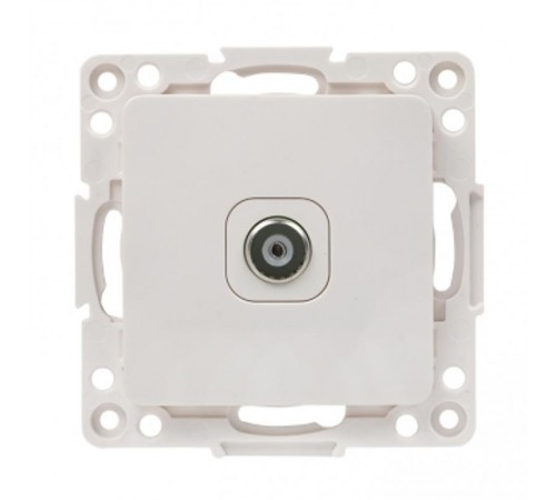 Стокгольм Механизм Розетки TV 1-местной 75Ом 5-862МГц белый PROxima  EYA00-027-10  EKF