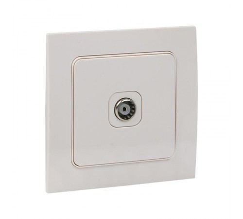 Стокгольм Механизм Розетки TV 1-местной 75Ом 5-862МГц белый PROxima  EYA00-027-10  EKF