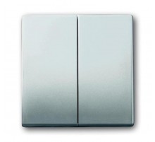 Клавиша для механизма 2-клавишных выключателей/переключателей/кнопок, серия pur/сталь  1751-0-3087   2CKA001751A3087  ABB