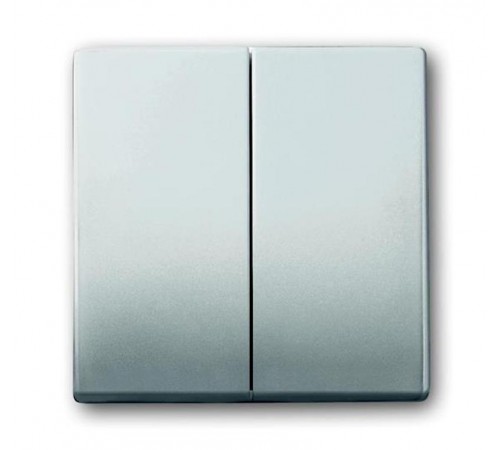 Клавиша для механизма 2-клавишных выключателей/переключателей/кнопок, серия pur/сталь  1751-0-3087   2CKA001751A3087  ABB