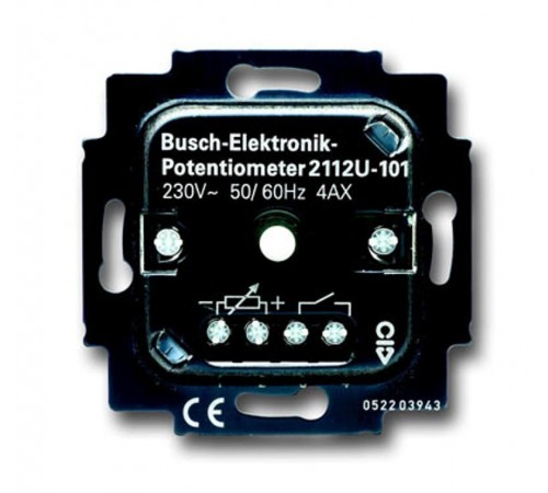 МЕХАНИЗМ светорегулятора для люмин. ламп с ЭПРА (потенциометер) 0/1-10 В 50мА 700Вт  6599-0-2873   2CKA006599A2873  ABB