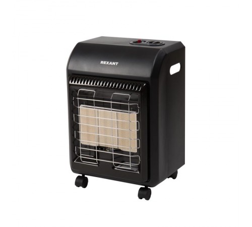 Обогреватель инфракрасный газовый для дома, 4,2кВт, для баллона 12л, черный  60-0021  REXANT