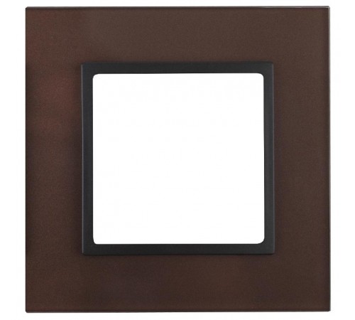 14-5101-13 Рамка на 1 пост, стекло, Эра Elegance, бронза+антр  Б0034475  ЭРА