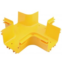 ITK Х-соединитель горизонтальный опт. лотка 120мм  DS-120-31330  ITK