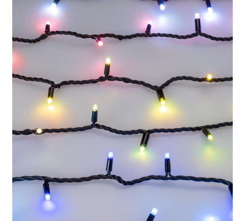 Светодиодная гирлянда ARD-STRING-PRO-10000-BLACK-95LED-LIVE RGBW-DMX (24V, 10W) (Ardecoled, IP65)  031751  Arlight