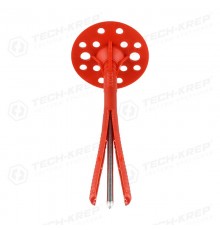 Дюбель для теплоизоляции 10х180 с металлическим гвоздём с термоголовой (200 шт.) ( 8,97 кг)  130103  Tech-KREP