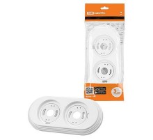 Рамка 2-х постовая белая "Виви"   SQ1820-1090  TDM