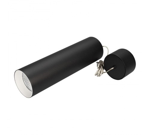Светильник SP-POLO-HANG-LONG300-R85-15W Warm3000 (BK-WH, 40 deg)  027411  Arlight