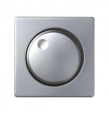 Simon 82 Накладка на проходной поворотно-нажимной светорегулятор, S82, S82N, алюминий  82054-33  Simon